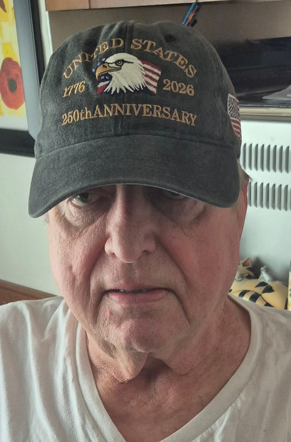 Customer photo review of Exclusive USA 250th Anniversary Eagle Cap (1776–2026) —  Embroidered