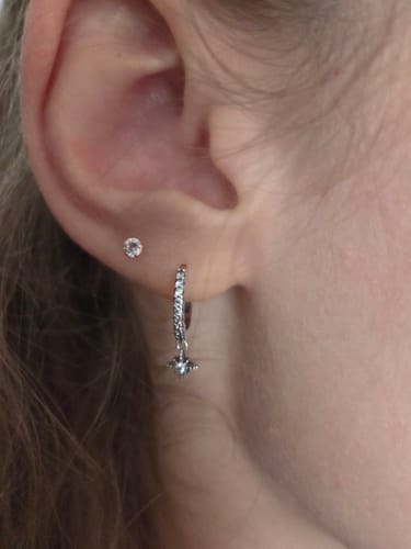 Customer photo review of Pendientes Galaxia