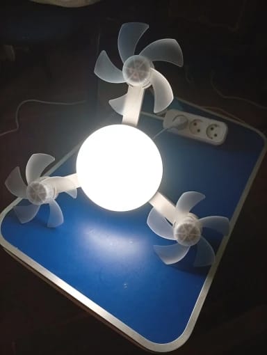Customer photo review of Calviro AirGlow™ Plafondventilator