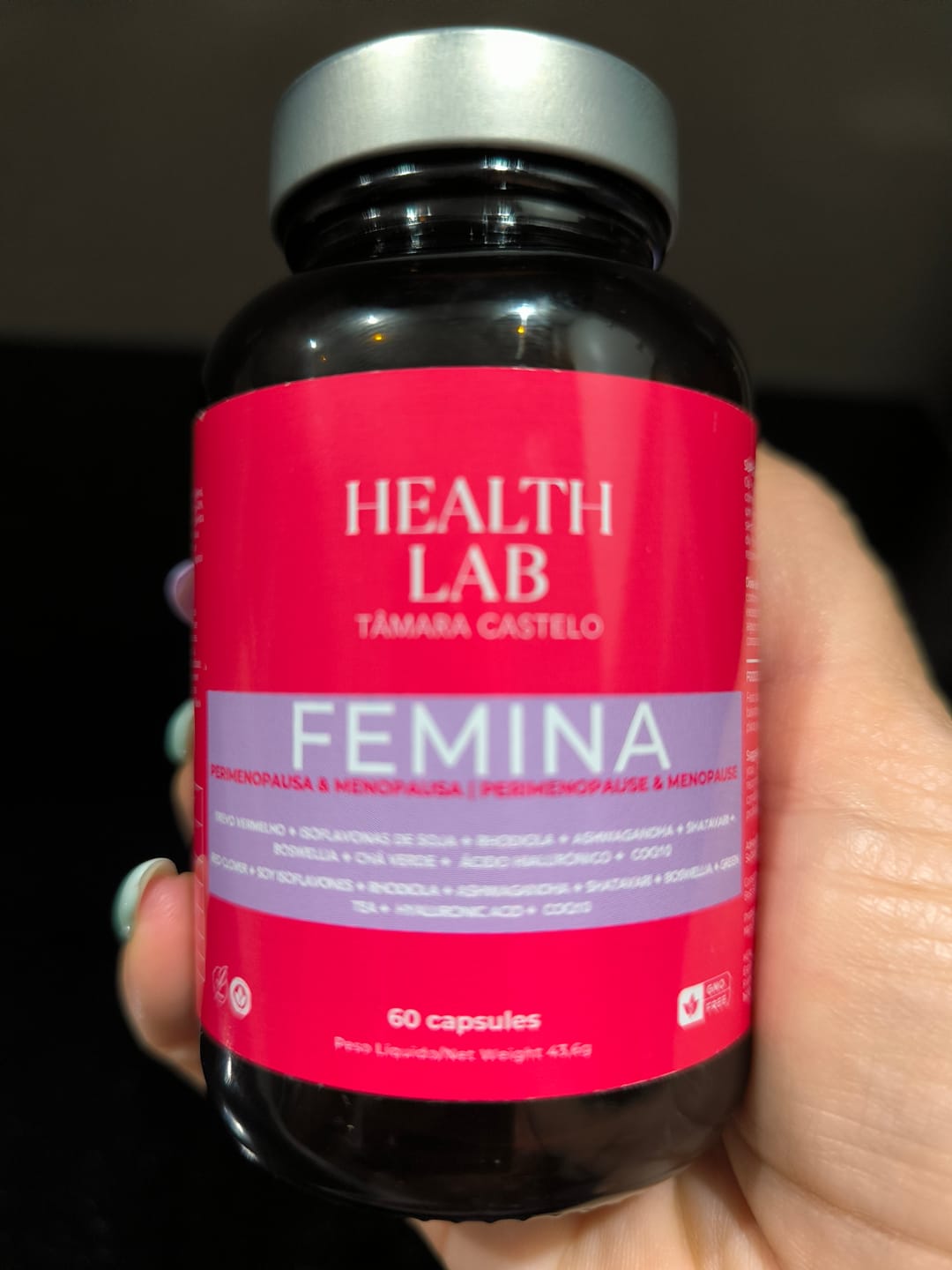 Customer photo review of FEMINA (Perimenopausa & Menopausa)
