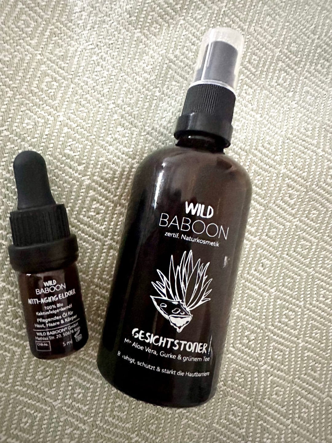 Customer photo review of NEW: Gesichtstoner mit Aloe Vera & Gurke – Feuchtigkeit & Schutz - 100 ml
