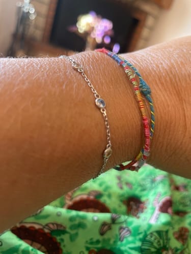 Customer photo review of Pulsera Multicolor