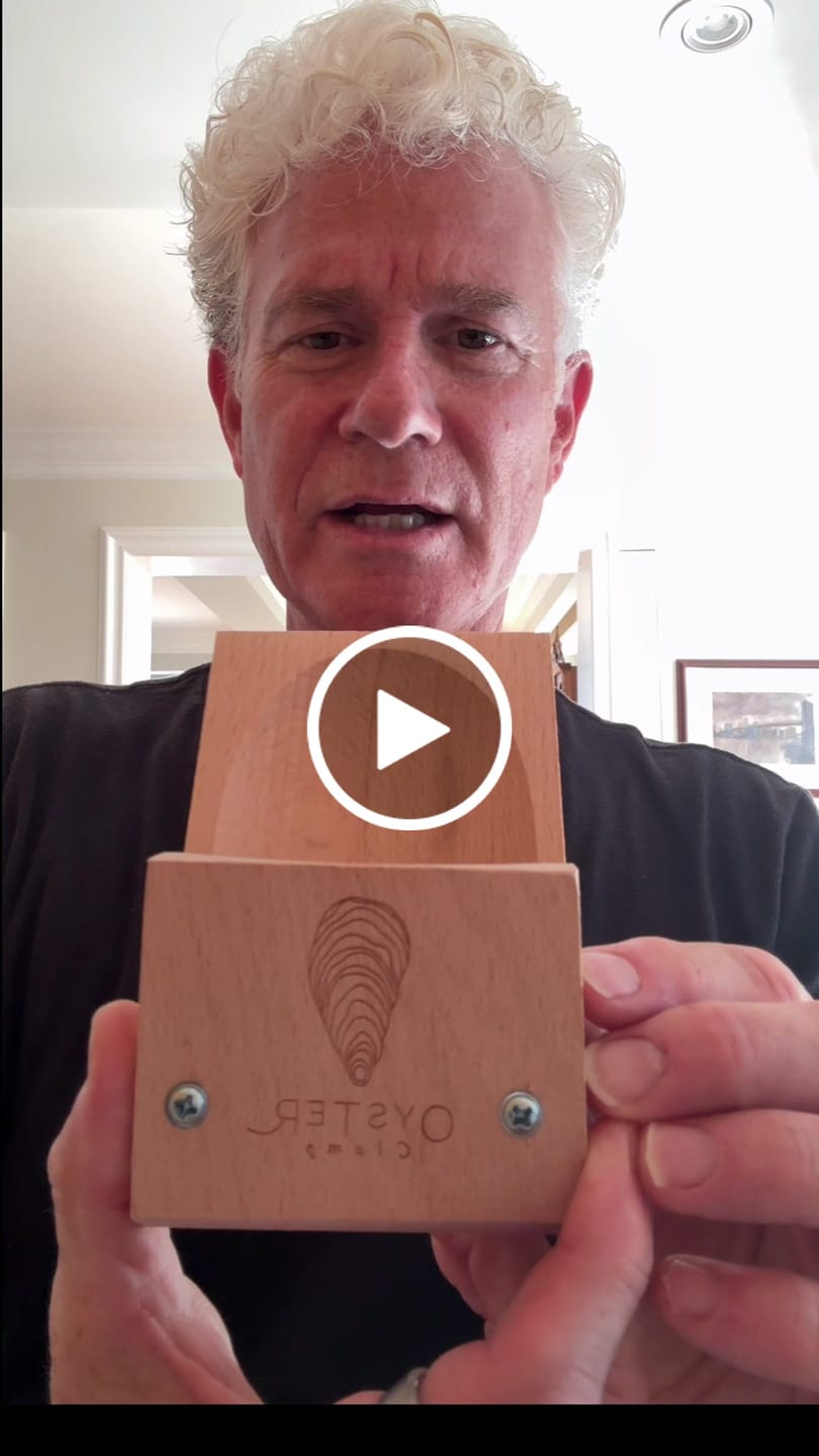 Customer video review of The OysterClamp 2.0.