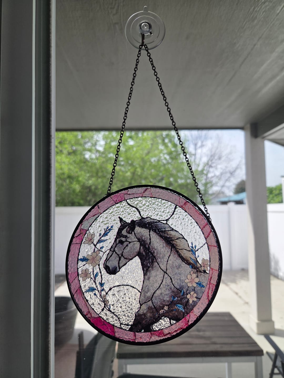 Customer photo review of Belle's Spirit-Suncatcher Keepsake