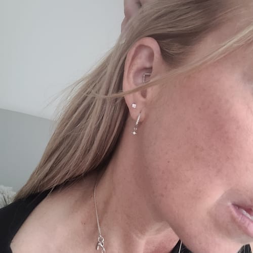 Customer photo review of Pendientes Galaxia