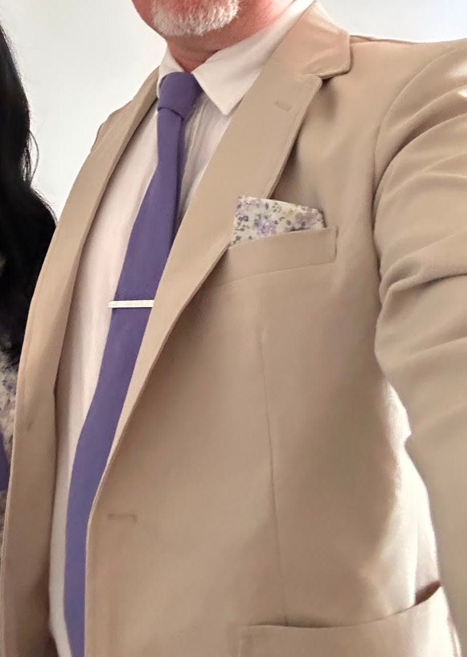 Customer photo review of Plain Polyester Suiting Fabric