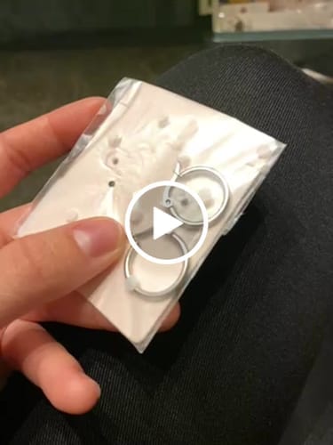 Customer photo review of Pendientes Aros