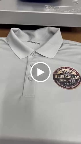 Customer video review of DTF Transfers Upload Your Gang Sheet