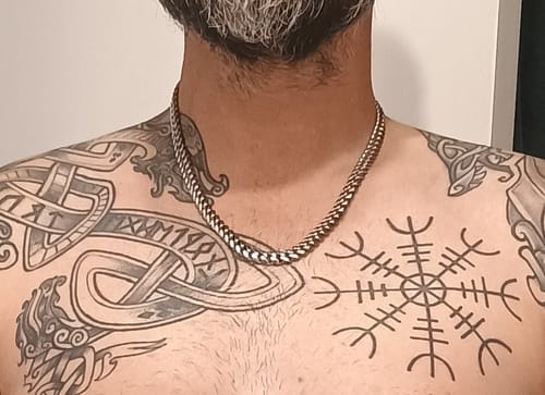 Customer photo review of Cadena Cuban Link 8mm