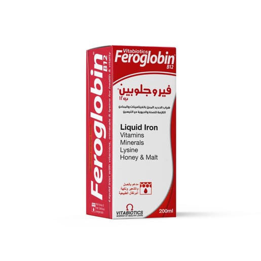 Customer photo review of Vitabiotics Feroglobin Liquid Iron Syrup 200ml - Iron & B-Vitamin Complex for Blood Health