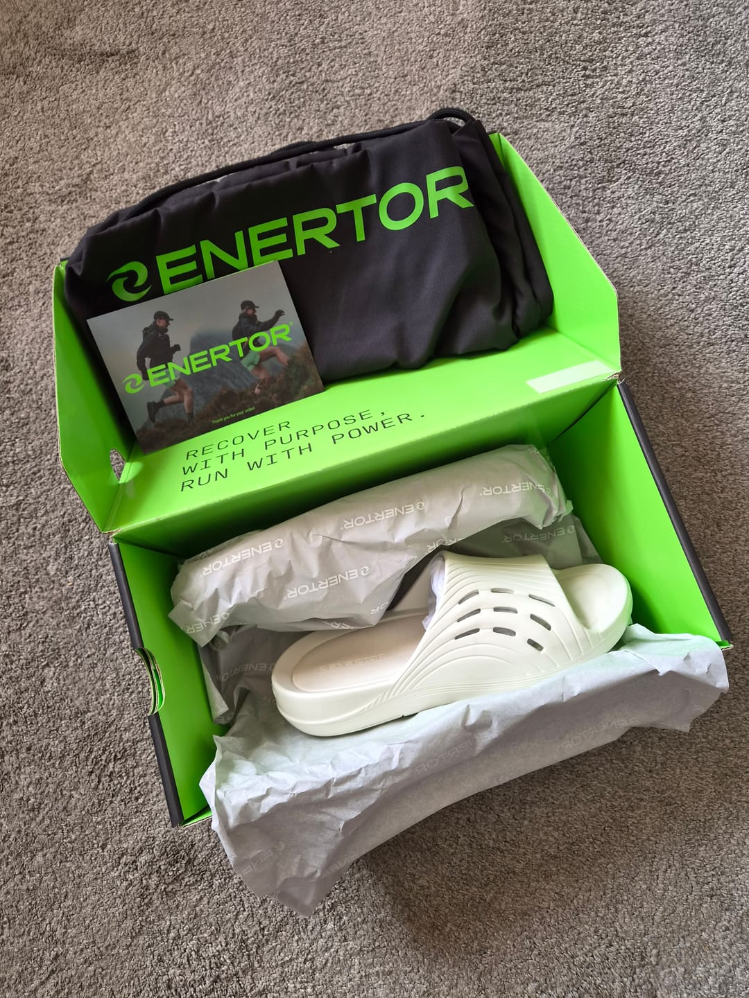 Customer photo review of Enertor Recovery Slides