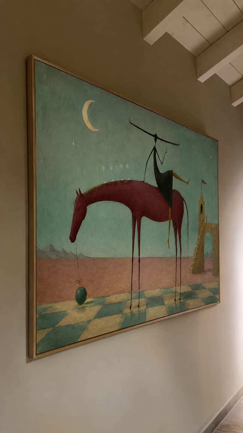 Customer photo review of Moonlit Rider-Horse Painting