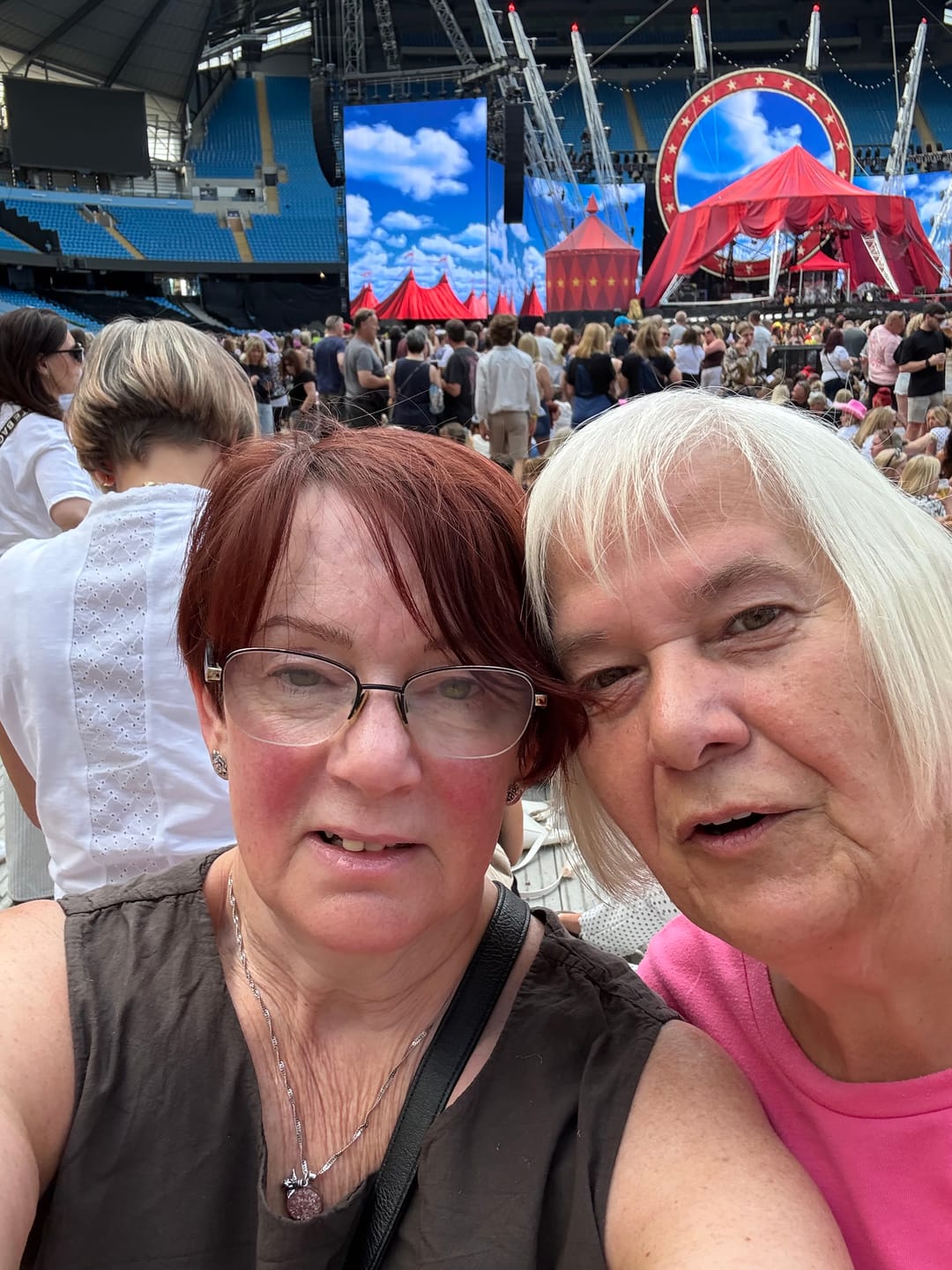 Customer photo review of Take That - Personalised Newspaper Style Concert Poster