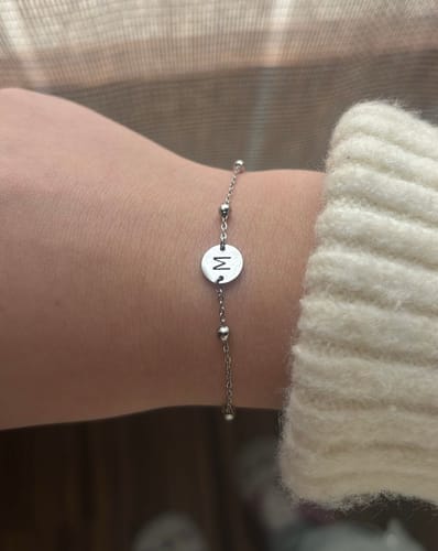 Customer photo review of Pulsera Círculo Inicial
