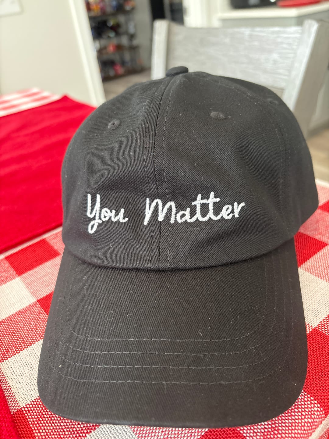 Customer photo review of You Matter Hat