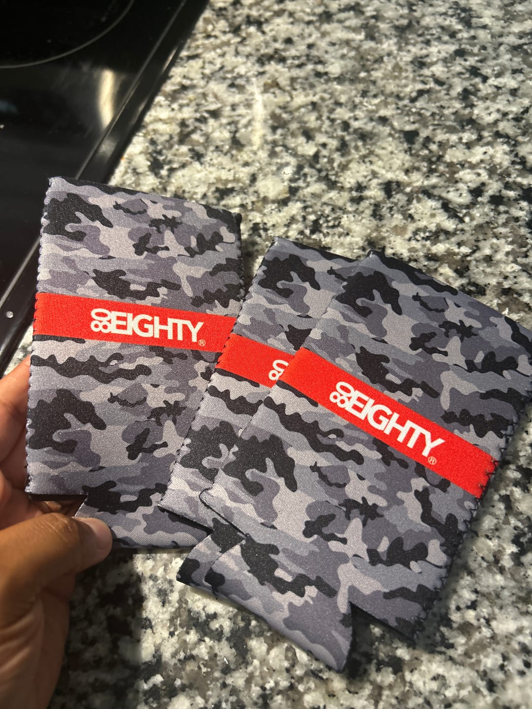 Customer photo review of 80Eighty® Camo Slim Koozie