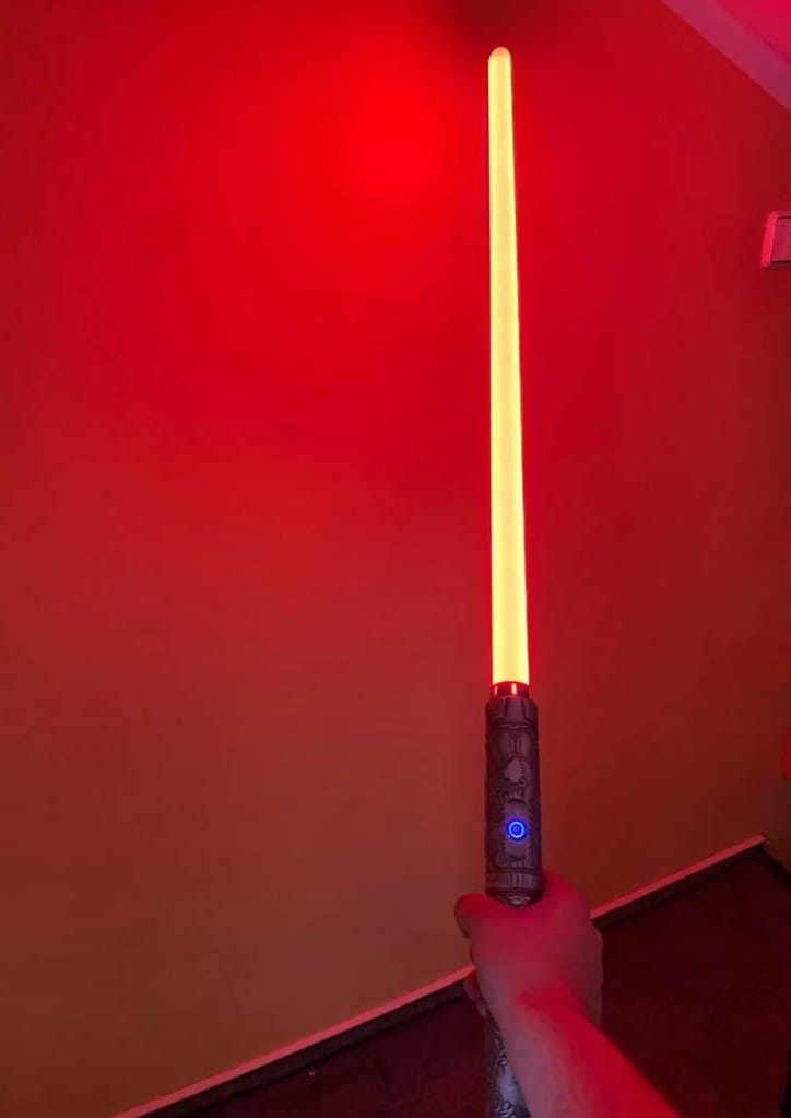 Customer photo review of Combat Saber-E29C RGB/Neopixel Saber