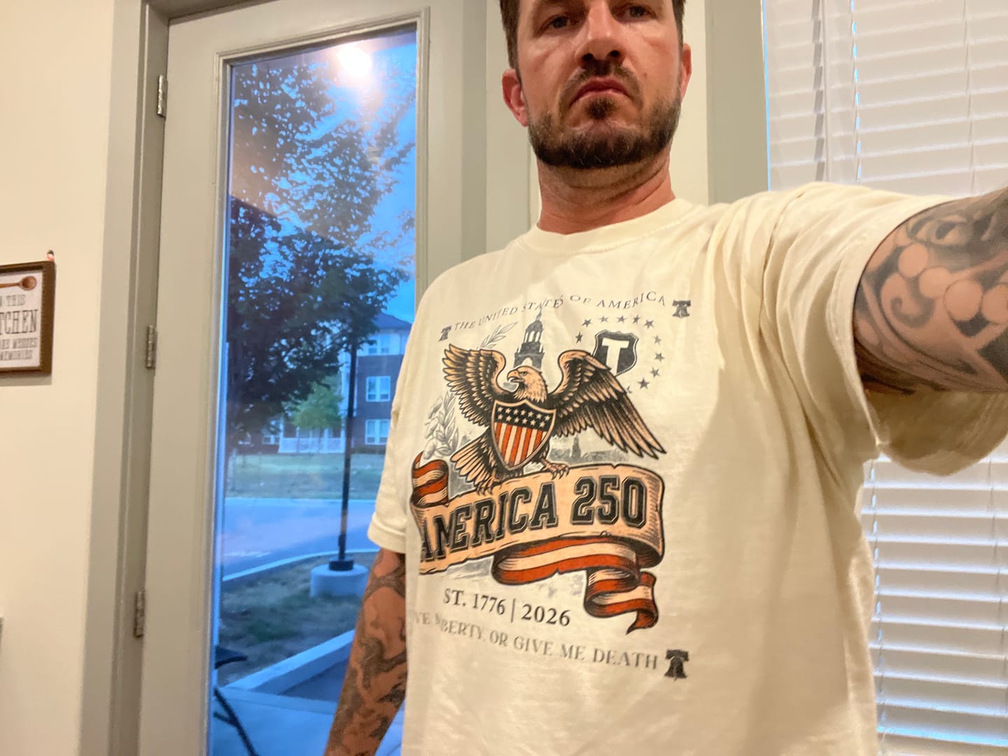 Customer photo review of American T-shirt