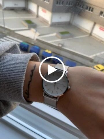 Customer photo review of Reloj Petite Marie ~ SilverWhite