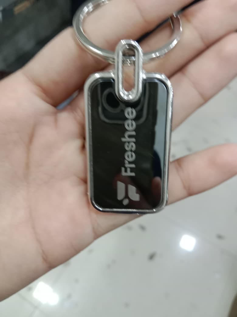 Customer photo review of Premium Metal Keychain | Best for Corporate Gifting | PrintMine.in