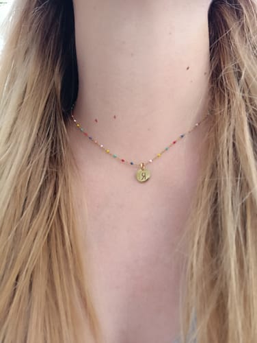 Customer photo review of Collar Letras ABC