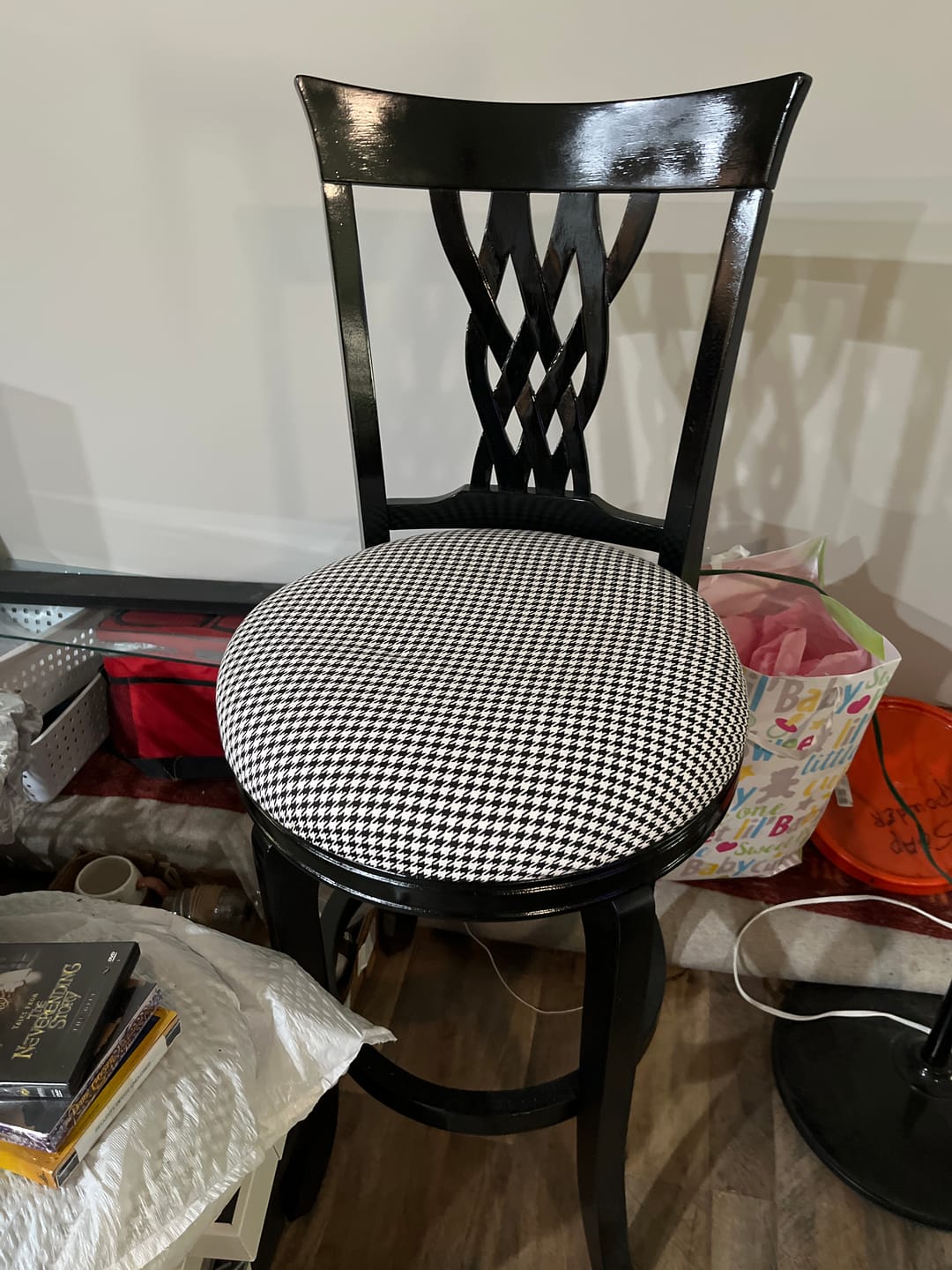 Customer photo review of Houndstooth Fabric - Black/White