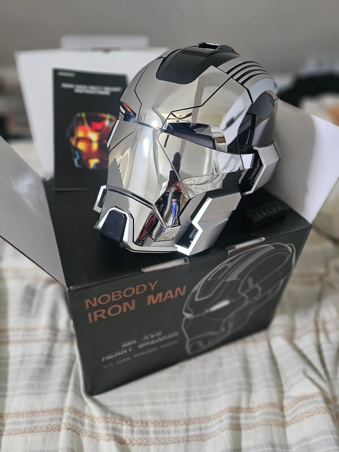 Customer photo review of US | 2026 MK17 Life-Size Wearable 1/1 ironman Helmet | english version
