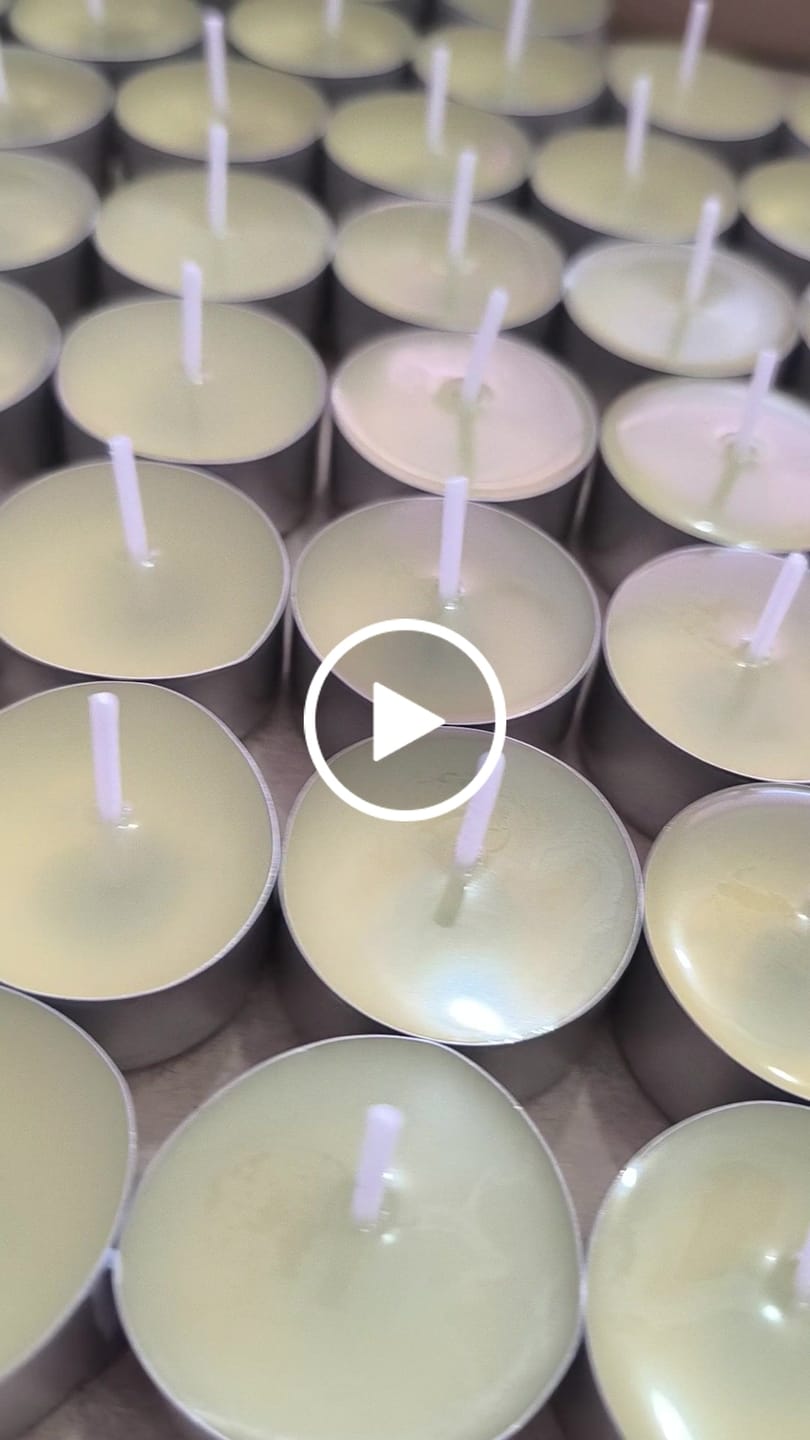 Customer video review of MECHAS PARA VELAS DE TÉ
