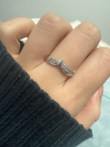 Customer photo review of Anillo Corona Circonitas