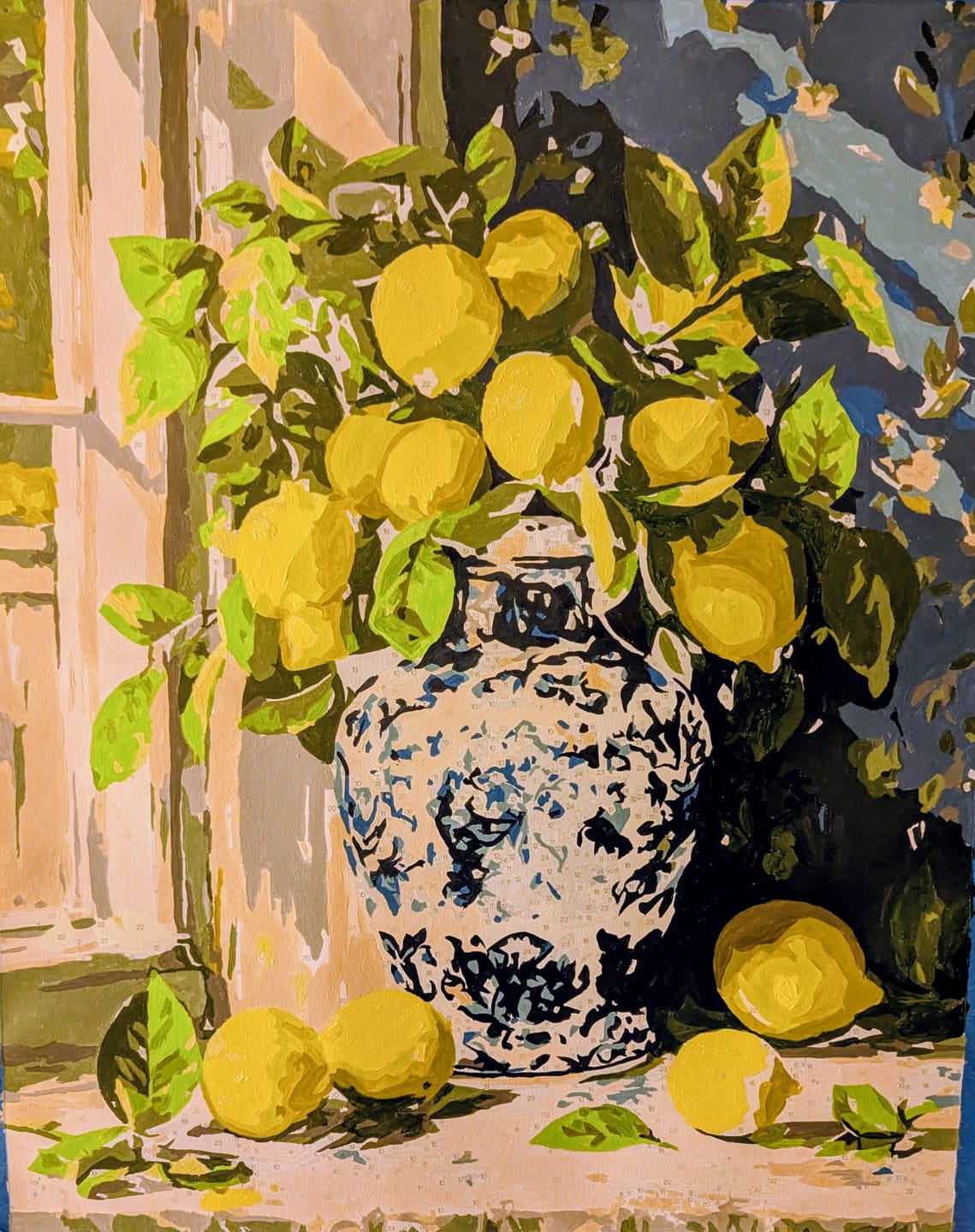 Customer photo review of Curiosity | Paint by Number