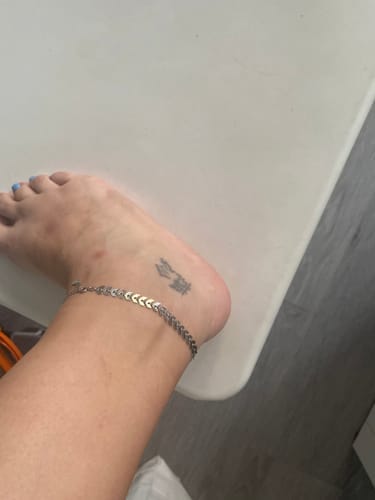 Customer photo review of Tobillera Greece