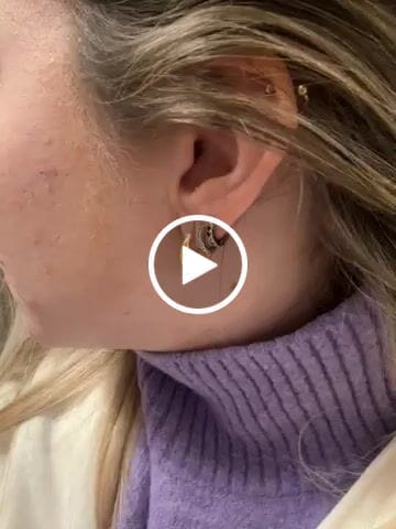 Customer photo review of Pendientes Medieval