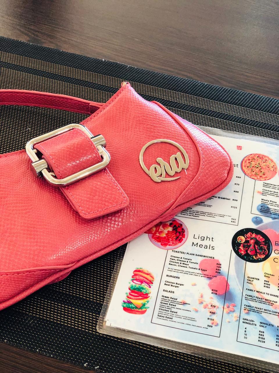 Customer photo review of Pink Lily Shoulder Bag