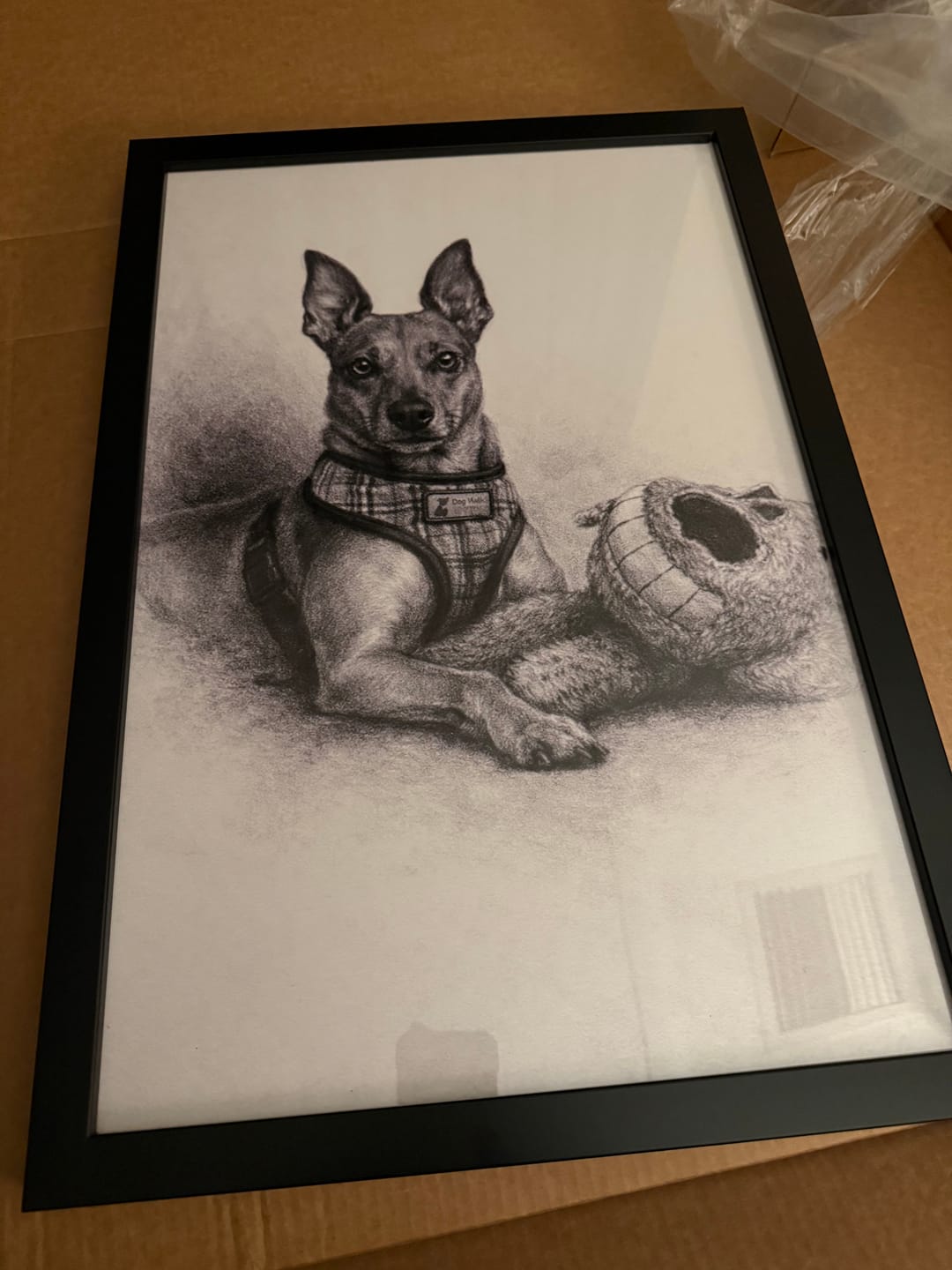 Customer photo review of Charcoal - Personalized Poster