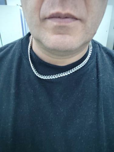 Customer photo review of Cadena Cuban Link 8mm