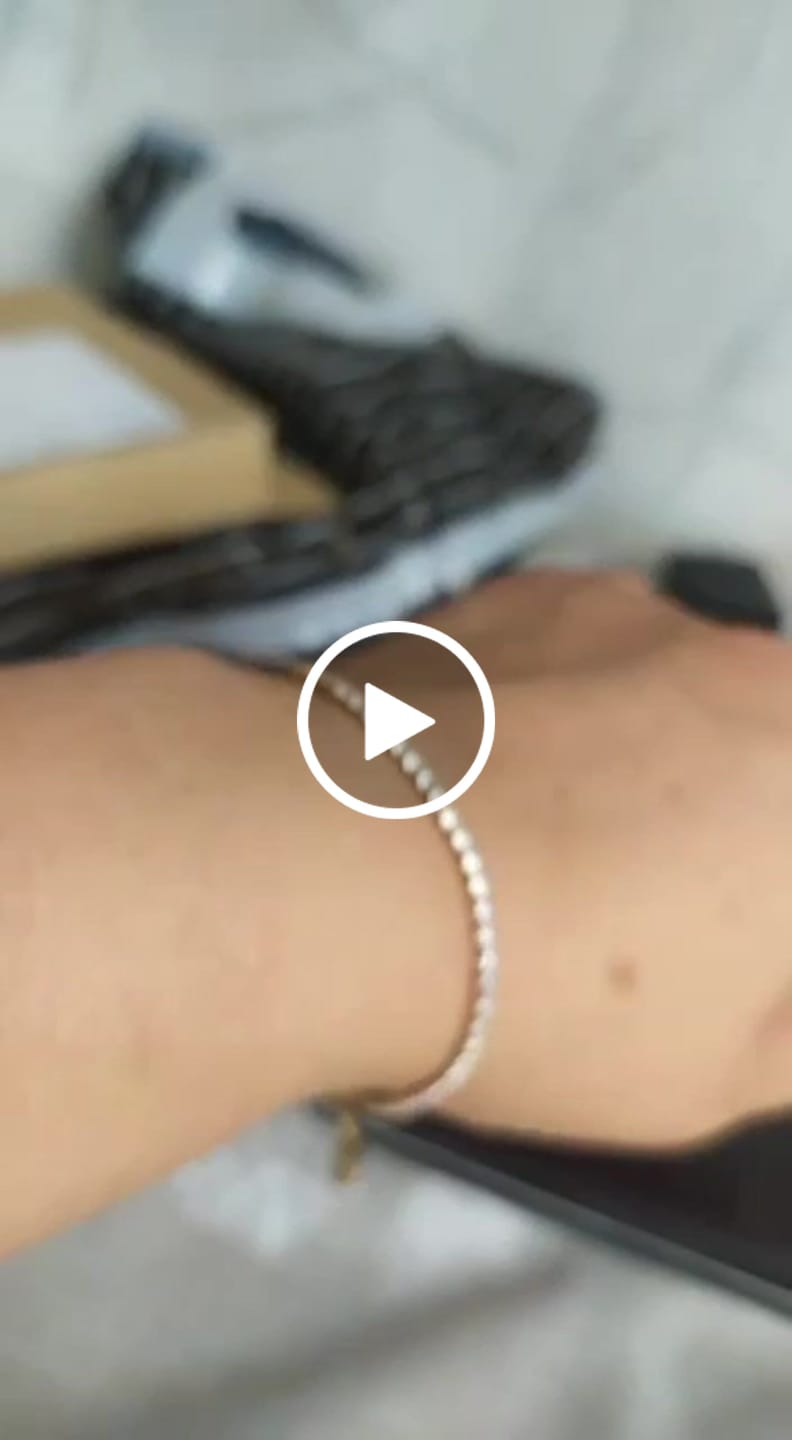 Customer video review of Ava Petite Gold White Bracelet