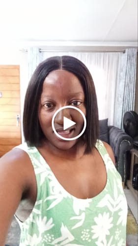 Customer video review of Budget Vietnamese Super Double Drawn Bone Straight 2x6 Closure 10" Natural Black Wig