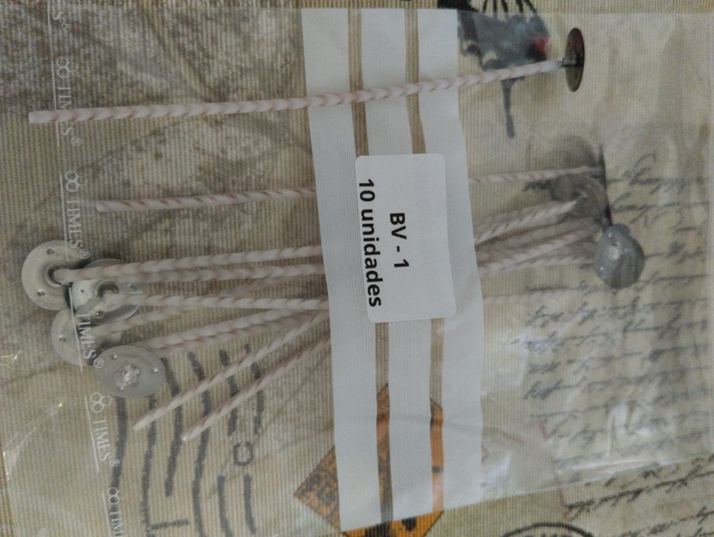 Customer photo review of MECHAS PARA VELAS ENCERADAS Y CORTADAS A MEDIDA