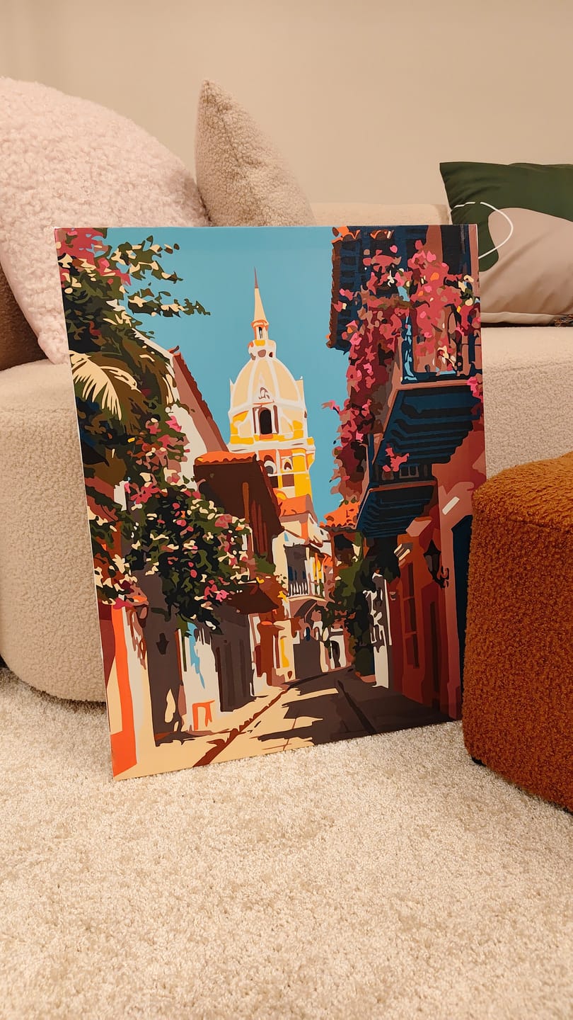 Customer photo review of Cartagena | Paint by Number