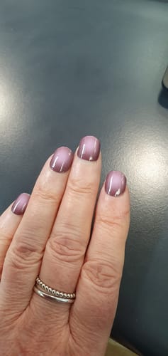 Customer photo review of Veloura | Super Jellies DIY Hard Semi Cured Gel Nail Wraps