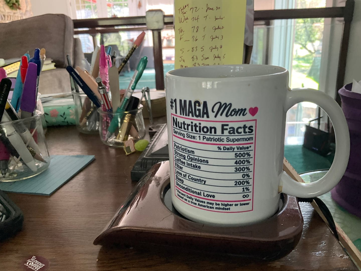 Customer photo review of "MAGA MAMA" Mug Pink