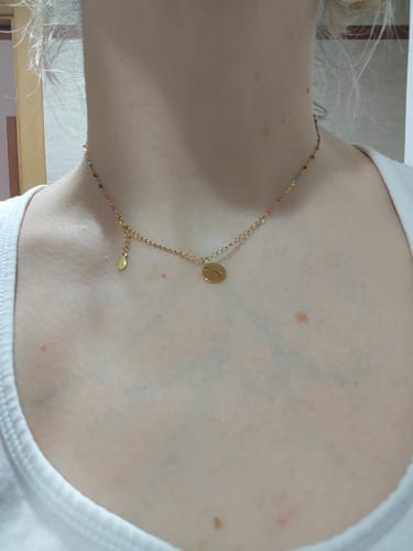 Customer photo review of Collar Letras ABC