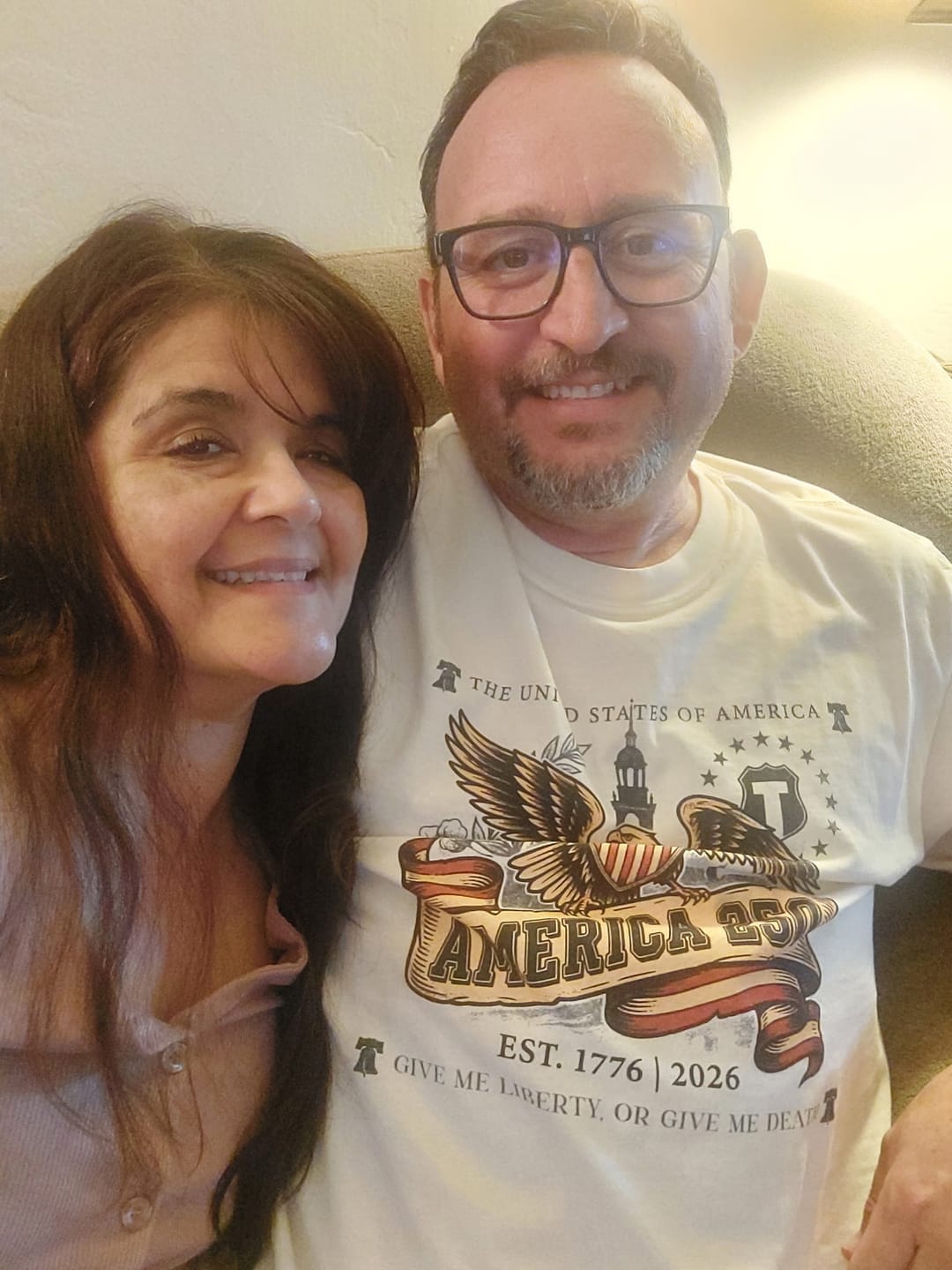 Customer photo review of American T-shirt