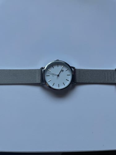 Customer photo review of Reloj Petite Marie ~ SilverWhite