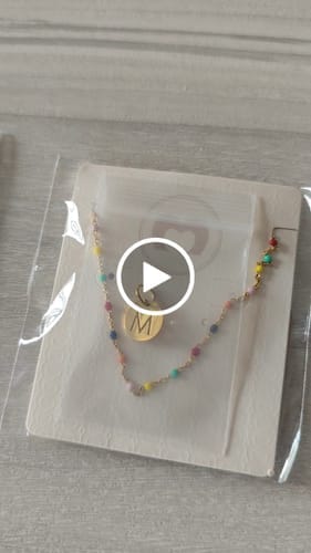 Customer photo review of Collar Letras ABC