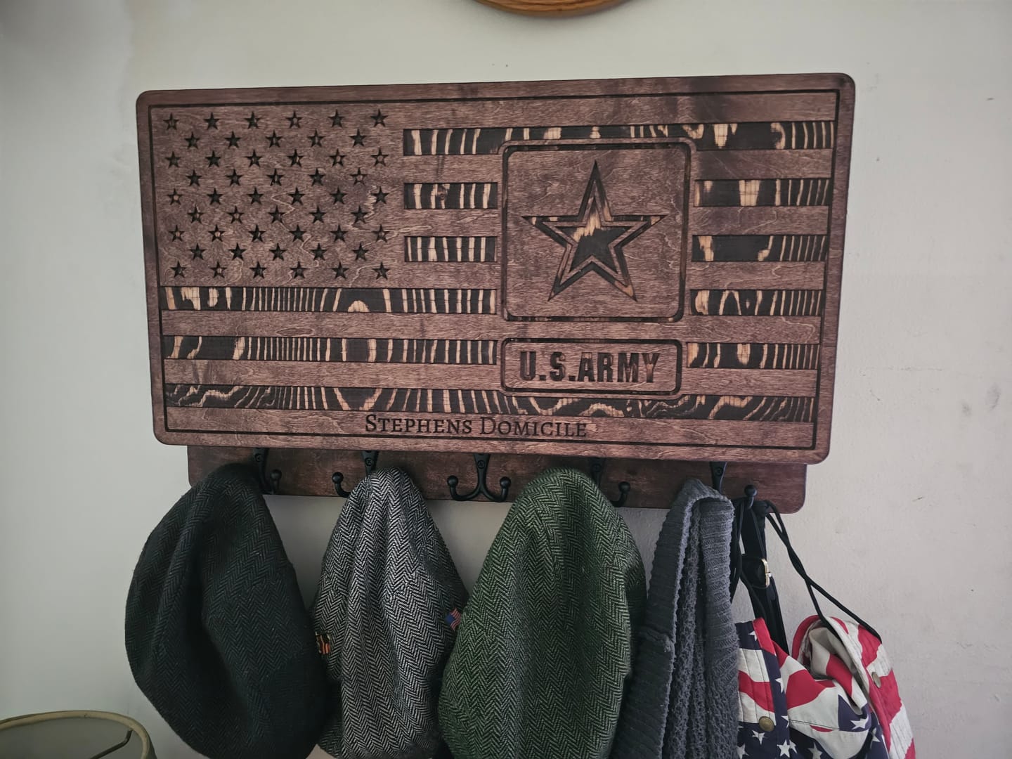 Customer photo review of PERSONALIZABLE ARMY