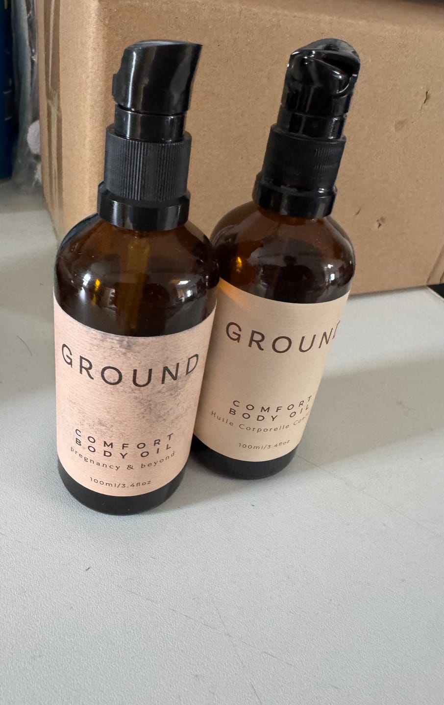 Customer photo review of Comfort Body Oil