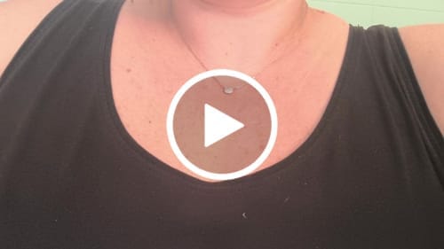 Customer photo review of Collar Ciclón Brillante