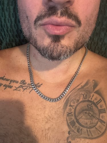 Customer photo review of Cadena Cuban Link 8mm