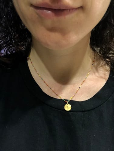 Customer photo review of Collar Letras ABC